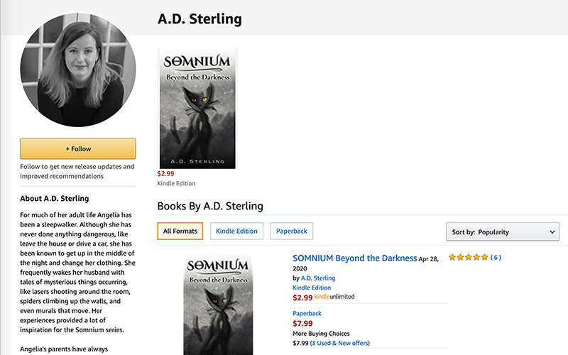 Self-Publishing: Amazon Author Page